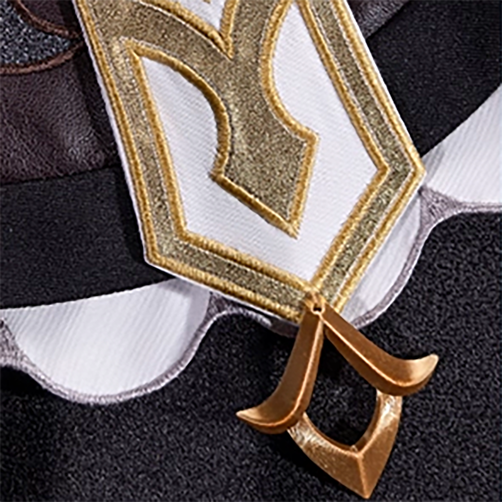 Genshin Impact Dahlia Cosplay Costume Official White Color Edtion