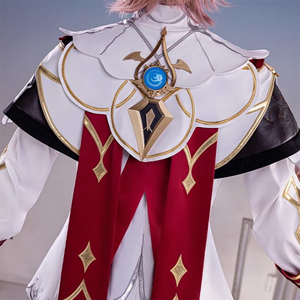 Genshin Impact Dahlia Cosplay Costume Official White Color Edtion