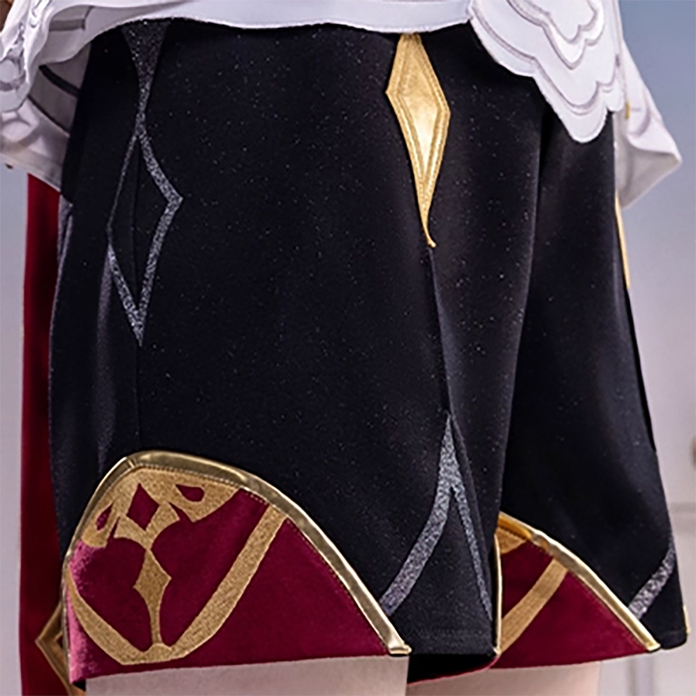 Genshin Impact Dahlia Cosplay Costume Official White Color Edtion