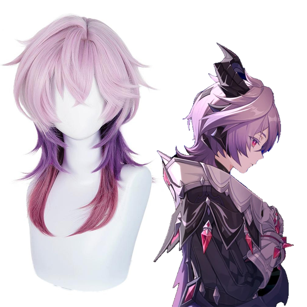 Genshin Impact Durin Purple Cosplay Wig