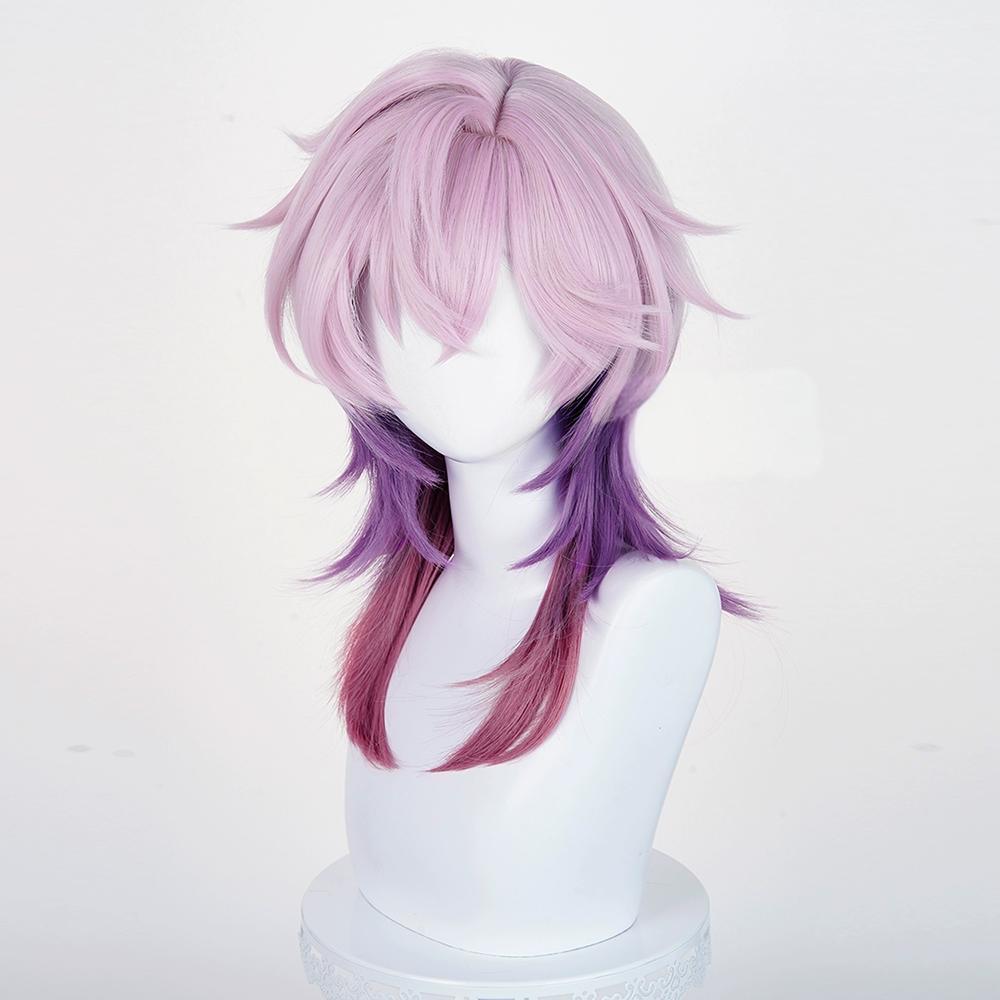 Genshin Impact Durin Purple Cosplay Wig