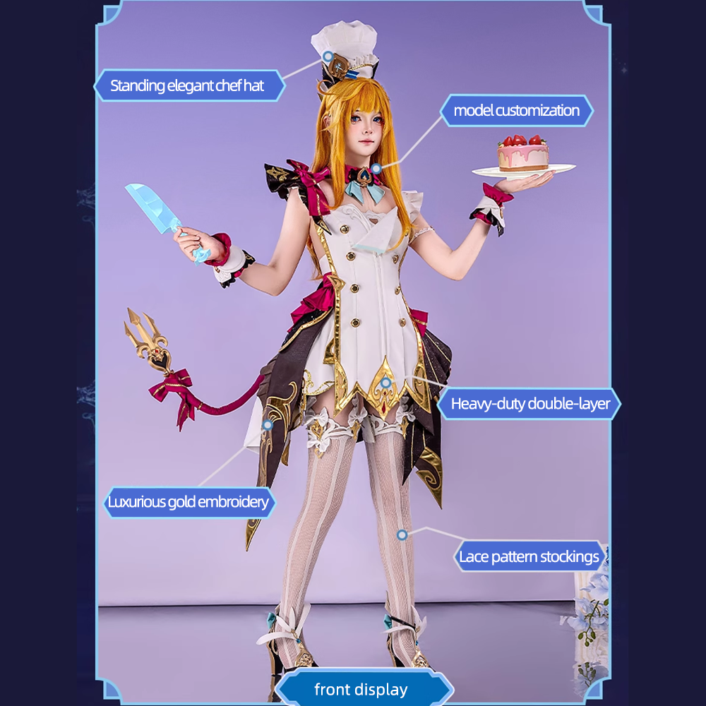 Genshin Impact Escoffier Cosplay Costume