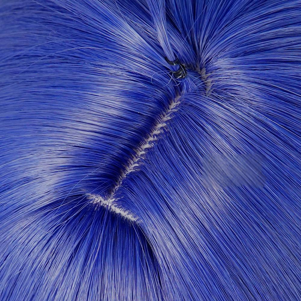Genshin Impact Flins Blue Cosplay Wig