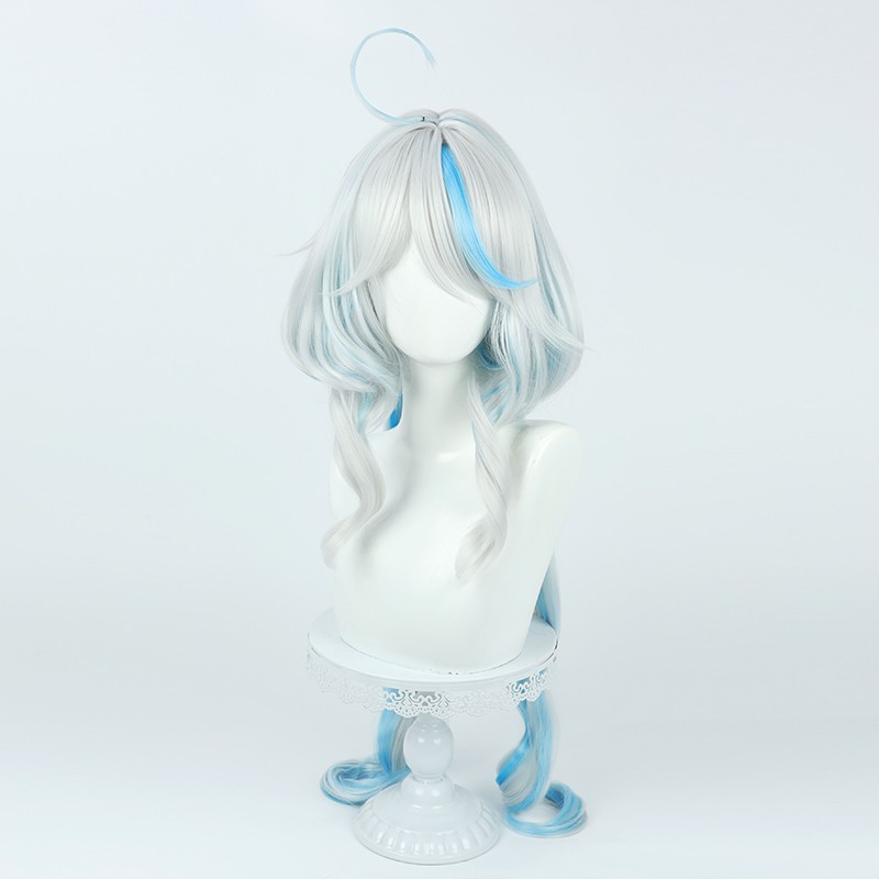 Genshin Impact Furina White Cosplay Wig