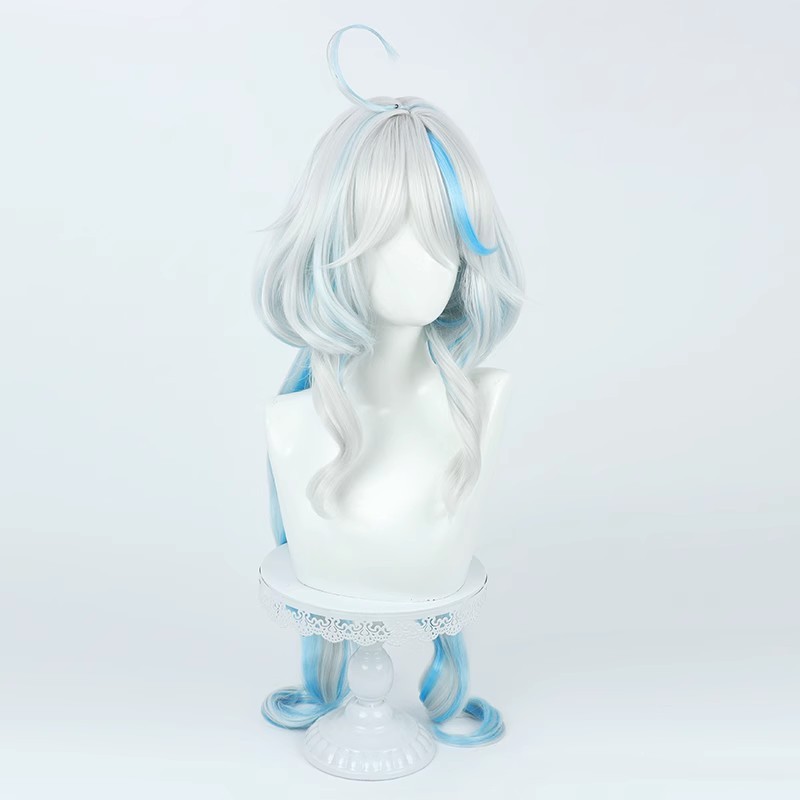 Genshin Impact Furina White Cosplay Wig