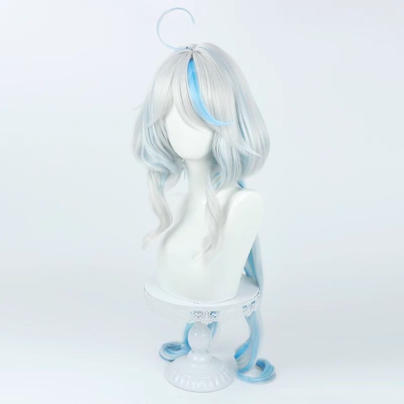 Genshin Impact Furina White Cosplay Wig