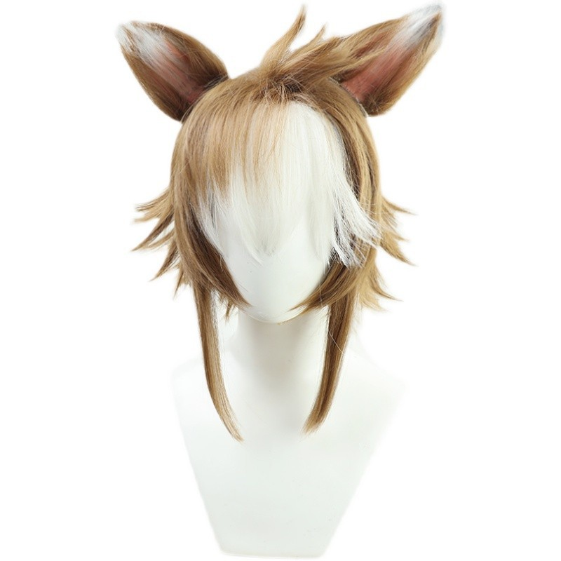 Genshin Impact Gorou Brown Cosplay Wig