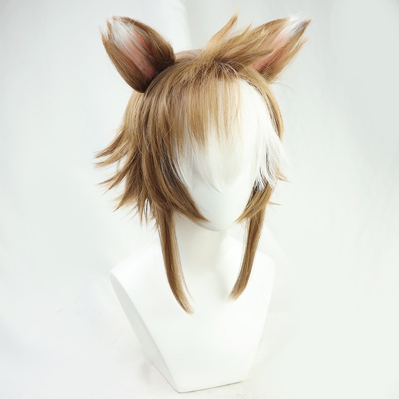 Genshin Impact Gorou Brown Cosplay Wig
