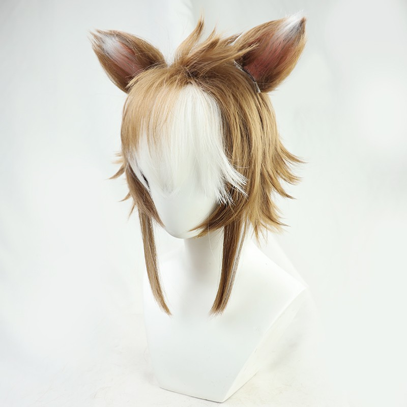 Genshin Impact Gorou Brown Cosplay Wig