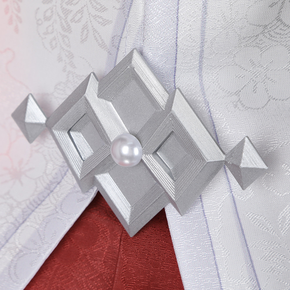 Genshin Impact Hu Tao Skin Cherries Snow Laden Cosplay Costume