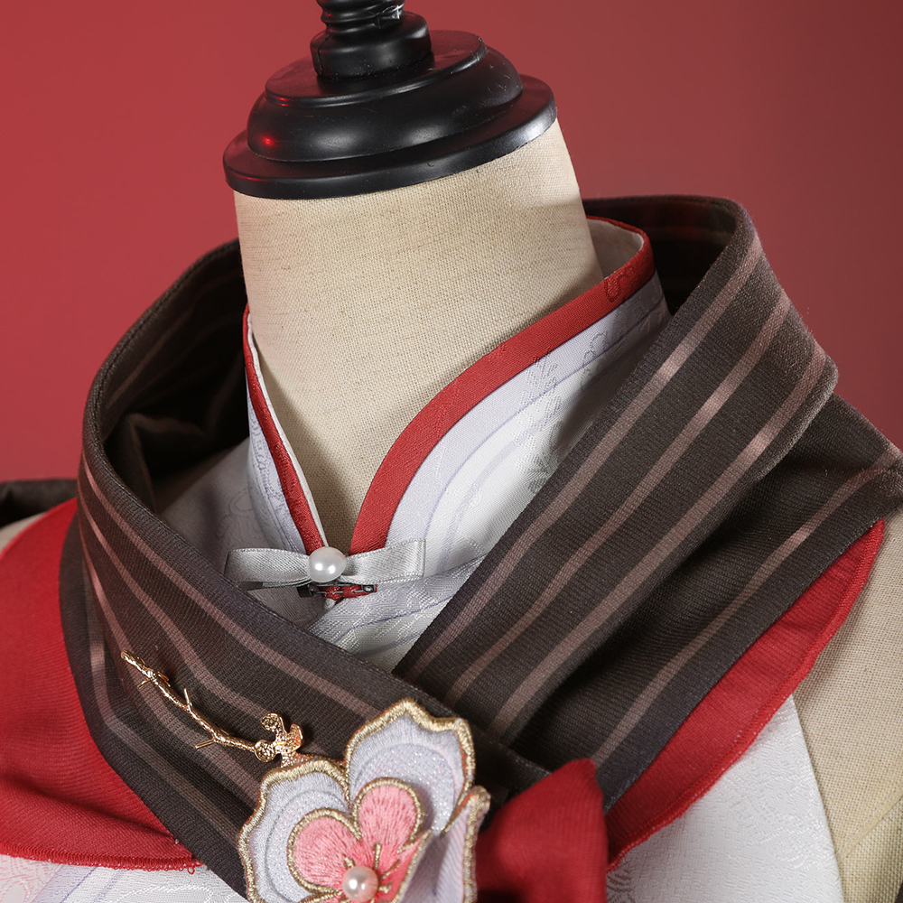 Genshin Impact Hu Tao Skin Cherries Snow Laden Cosplay Costume