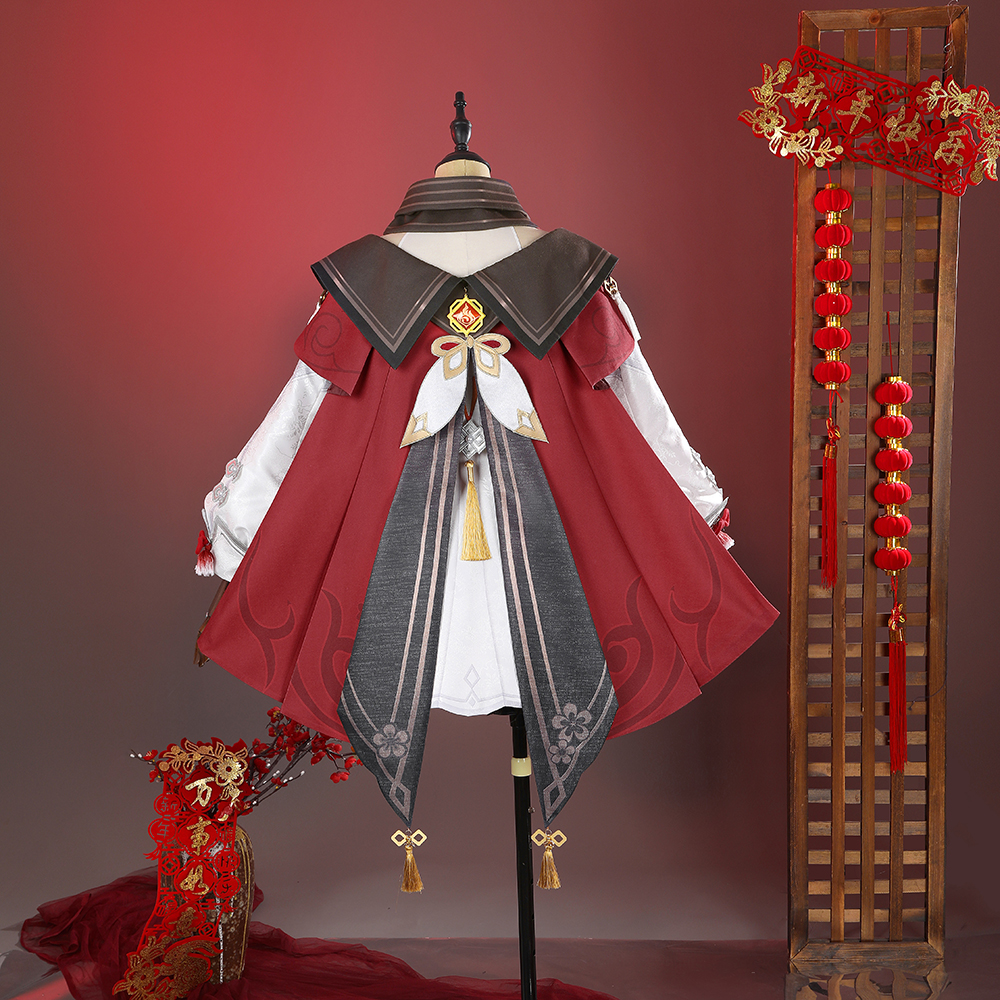 Genshin Impact Hu Tao Skin Cherries Snow Laden Cosplay Costume