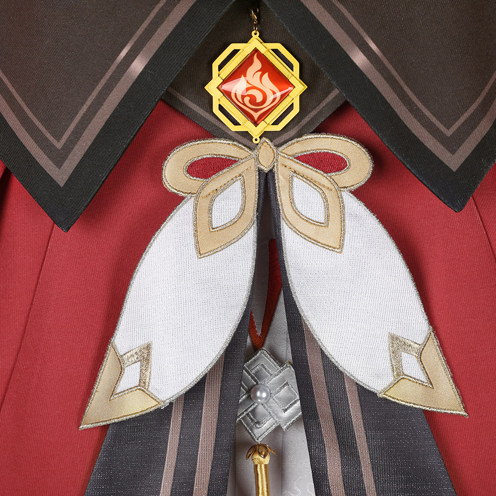 Genshin Impact Hu Tao Skin Cherries Snow Laden Cosplay Costume