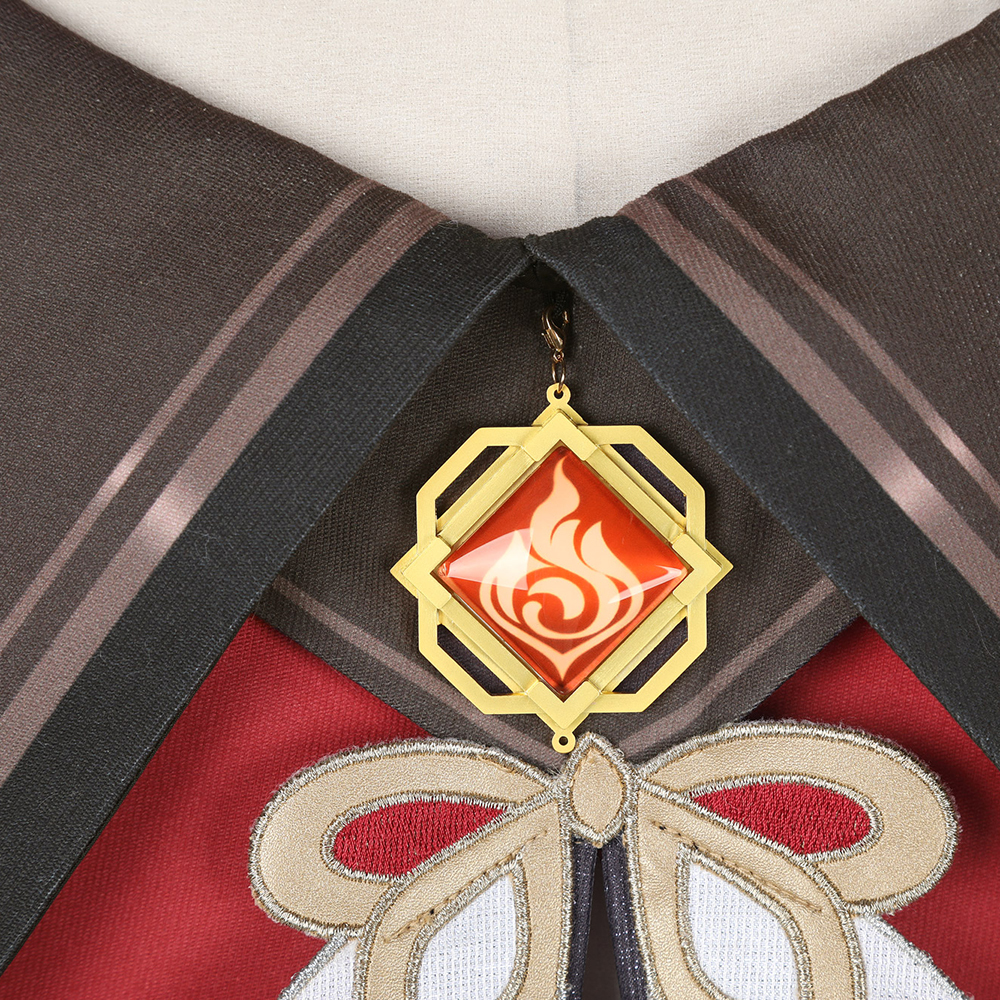 Genshin Impact Hu Tao Skin Cherries Snow Laden Cosplay Costume