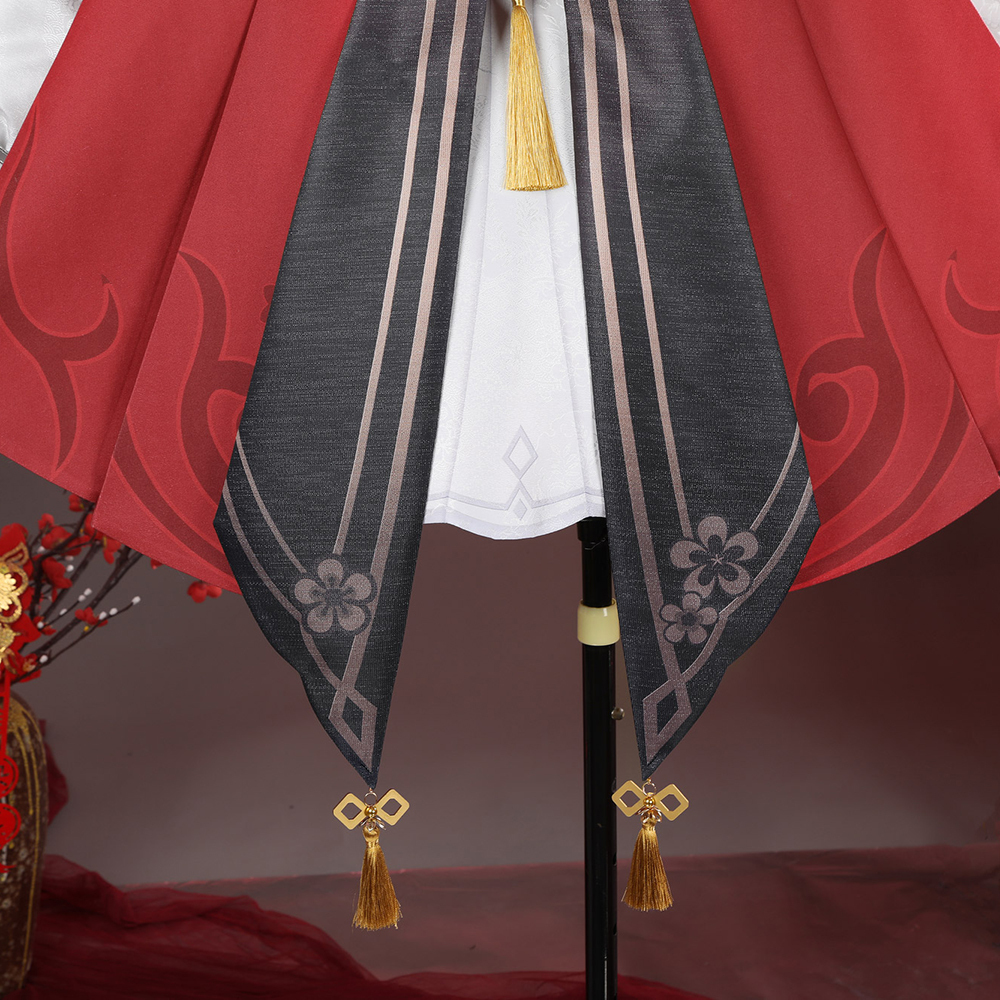 Genshin Impact Hu Tao Skin Cherries Snow Laden Cosplay Costume