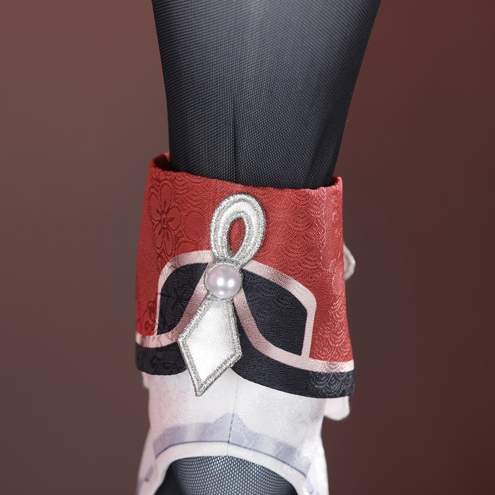 Genshin Impact Hu Tao Skin Cherries Snow Laden Cosplay Costume