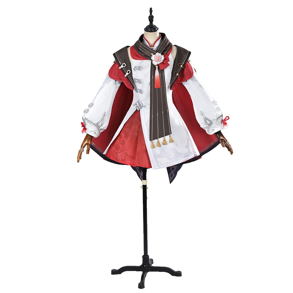 Genshin Impact Hu Tao Skin Cherries Snow Laden Cosplay Costume