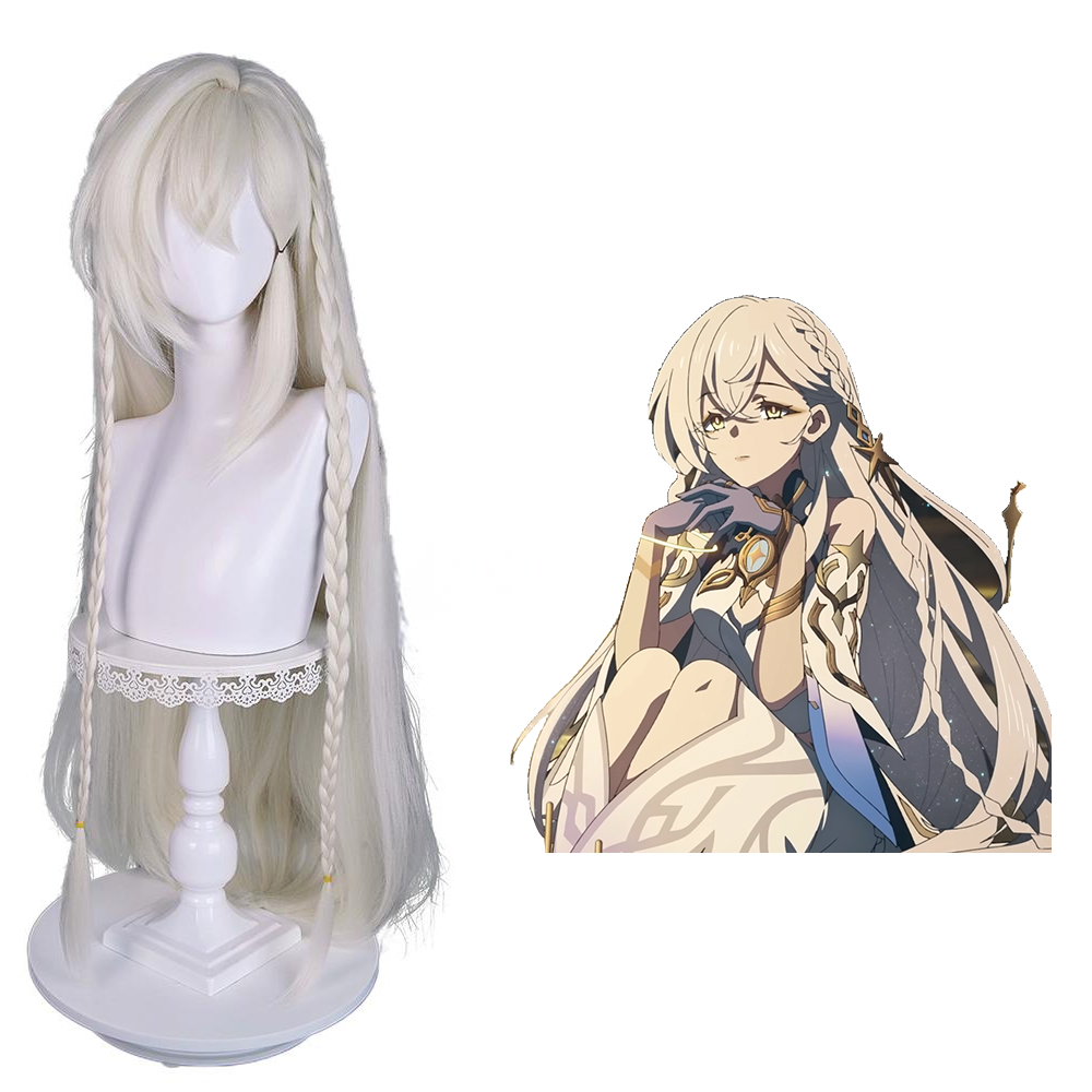 Genshin Impact Istaroth Silver Cosplay Wig