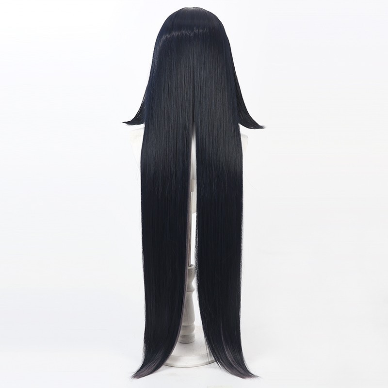 Genshin Impact Lan Yan Black Cosplay Wig