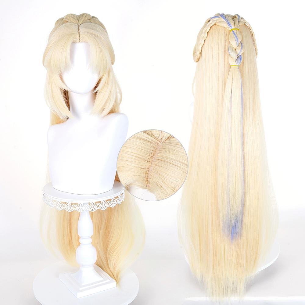 Genshin Impact Nicole Reeyn Golden Cosplay Wig