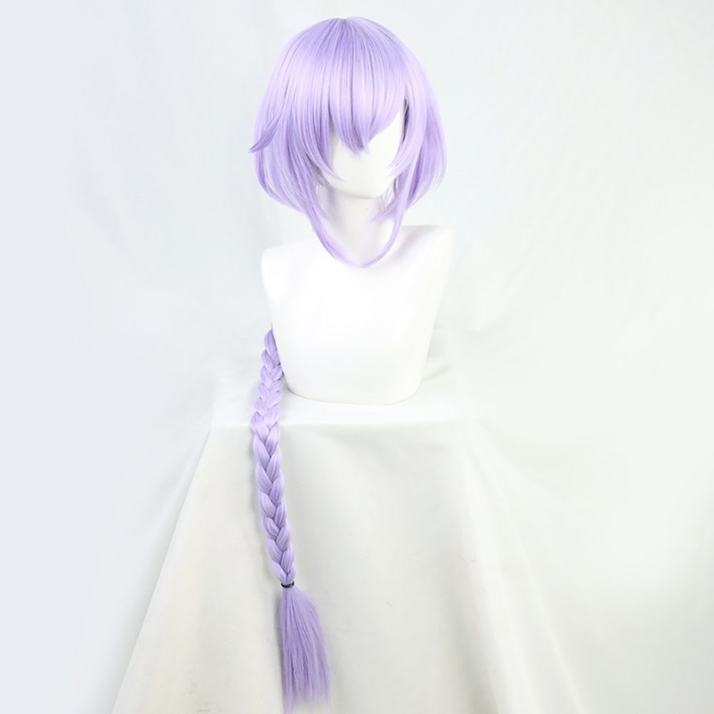 Genshin Impact Qiqi Purple Cosplay Wig