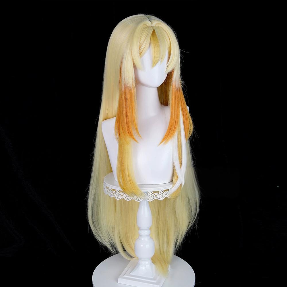 Genshin Impact Rhinedottir Yellow Cosplay Wig