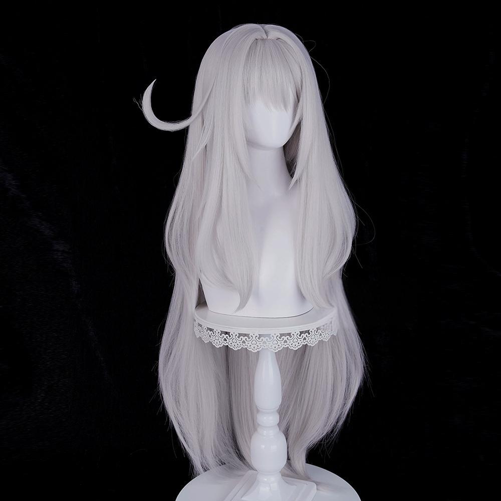 Genshin Impact Ronova Silver Cosplay Wig