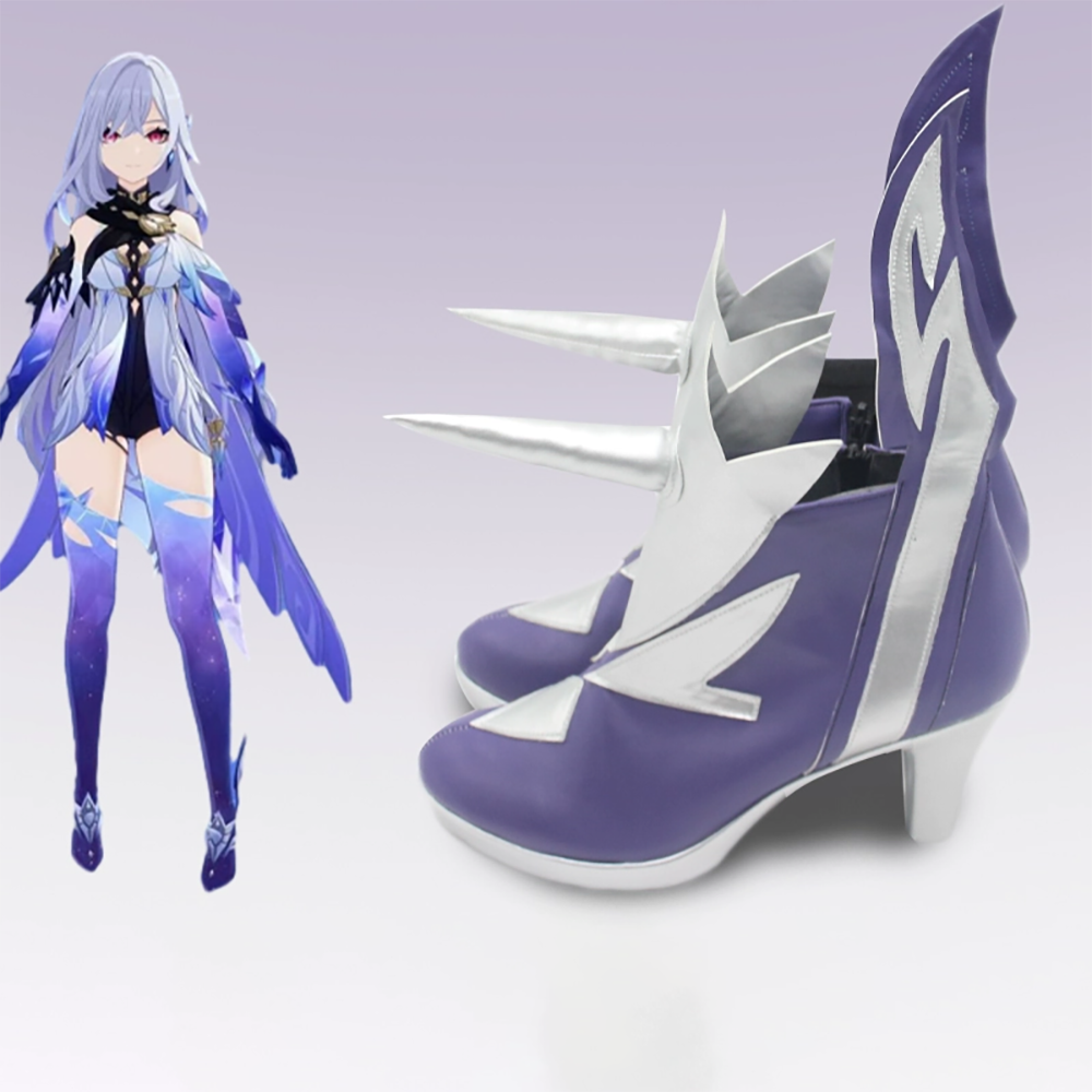 Genshin Impact Skirk Cosplay Shoes