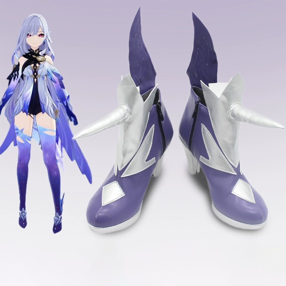 Genshin Impact Skirk Cosplay Shoes
