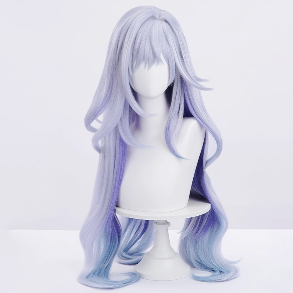 Genshin Impact Skirk Purple Cosplay Wig