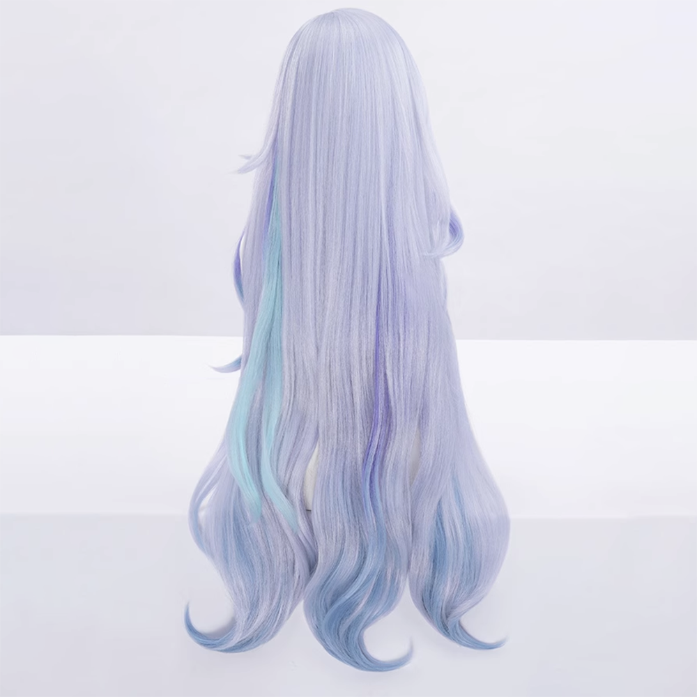 Genshin Impact Skirk Purple Cosplay Wig