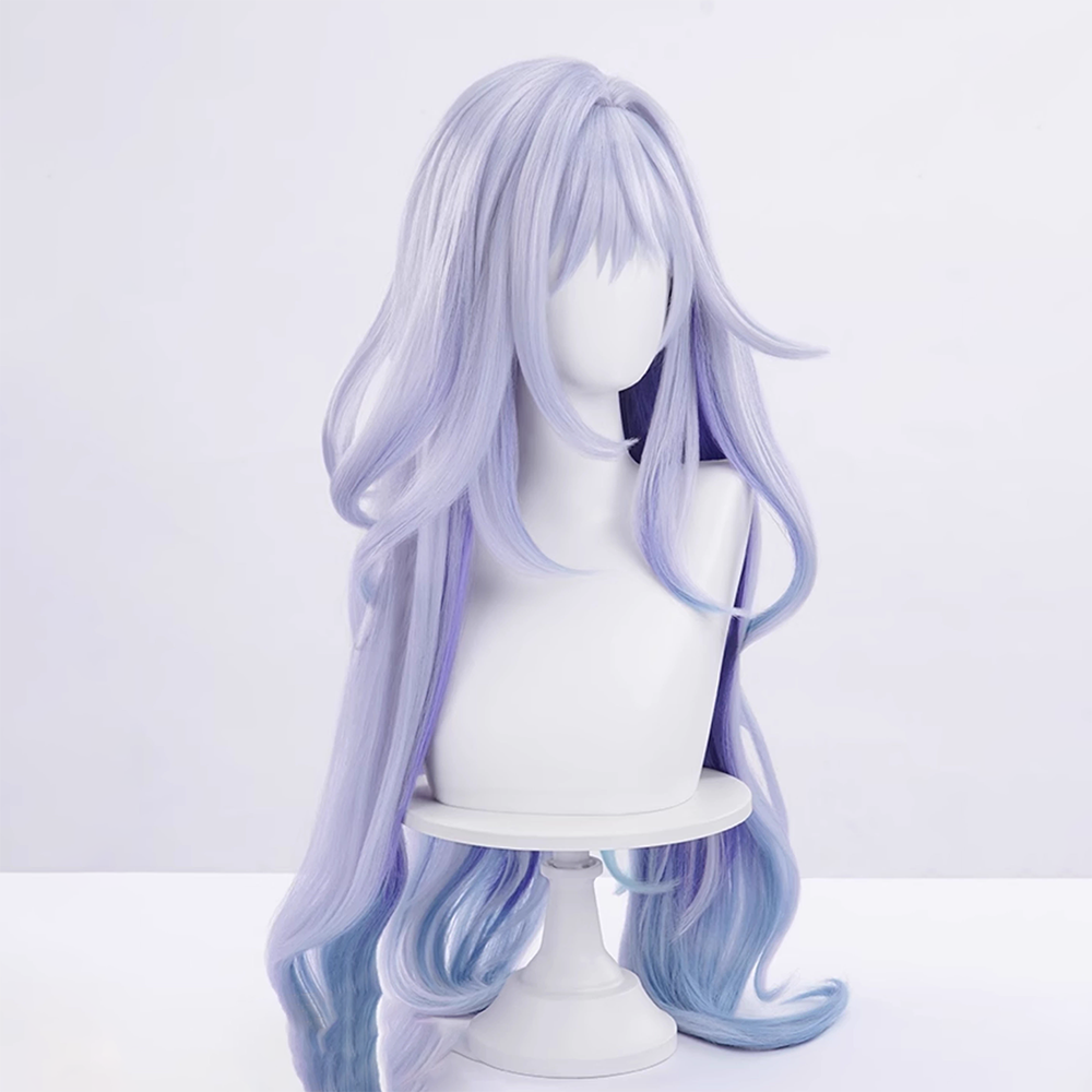 Genshin Impact Skirk Purple Cosplay Wig