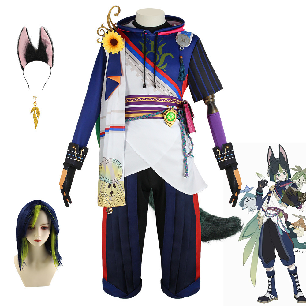 Genshin Impact Tighnari Cosplay Costume