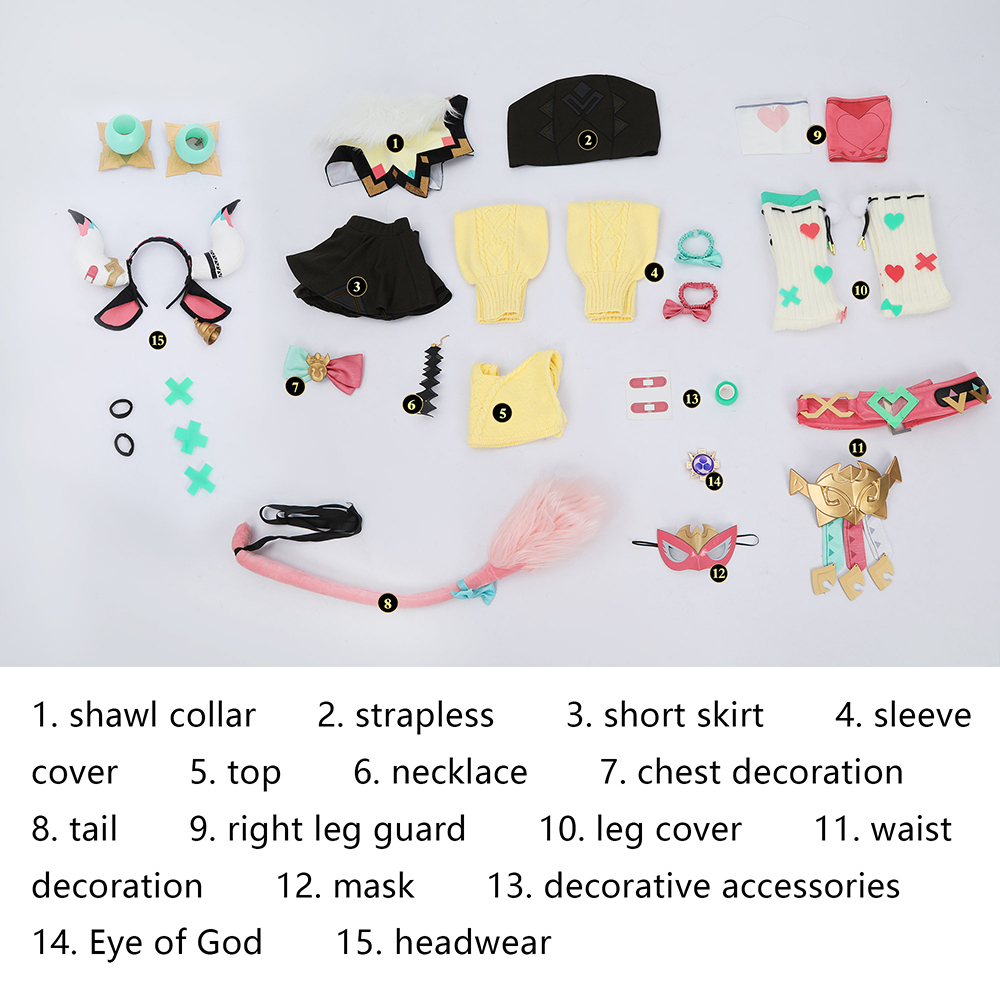 Genshin Impact Varesa Cosplay Costume