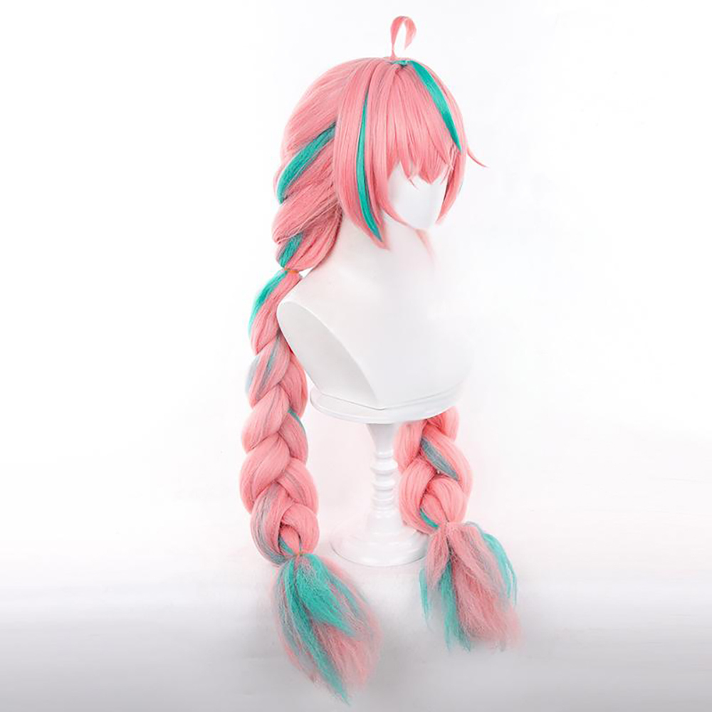 Genshin Impact Varesa Pink Cosplay Wig