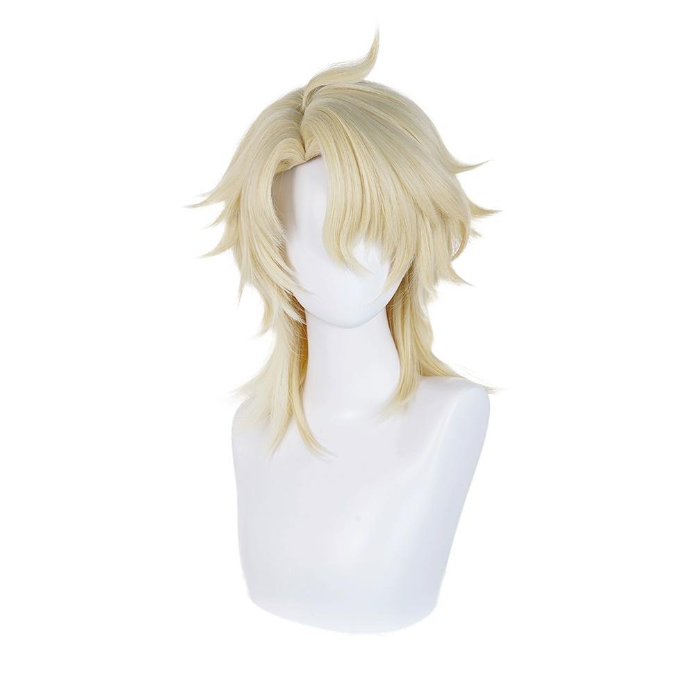 Genshin Impact Varka Golden Cosplay Wig
