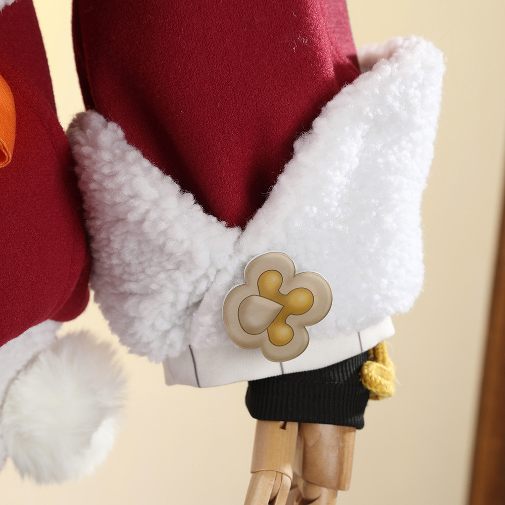 Genshin Impact Xiangling Skin New Year's Cheer Cosplay Costume