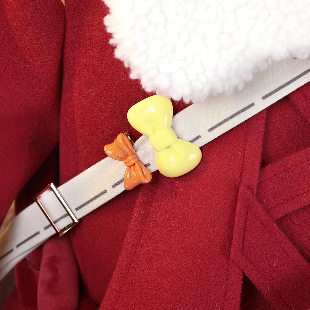 Genshin Impact Xiangling Skin New Year's Cheer Cosplay Costume