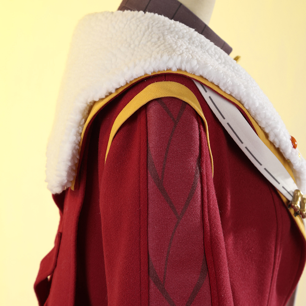 Genshin Impact Xiangling Skin New Year's Cheer Cosplay Costume