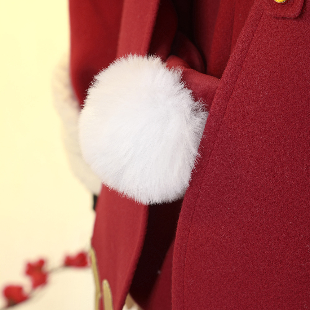 Genshin Impact Xiangling Skin New Year's Cheer Cosplay Costume