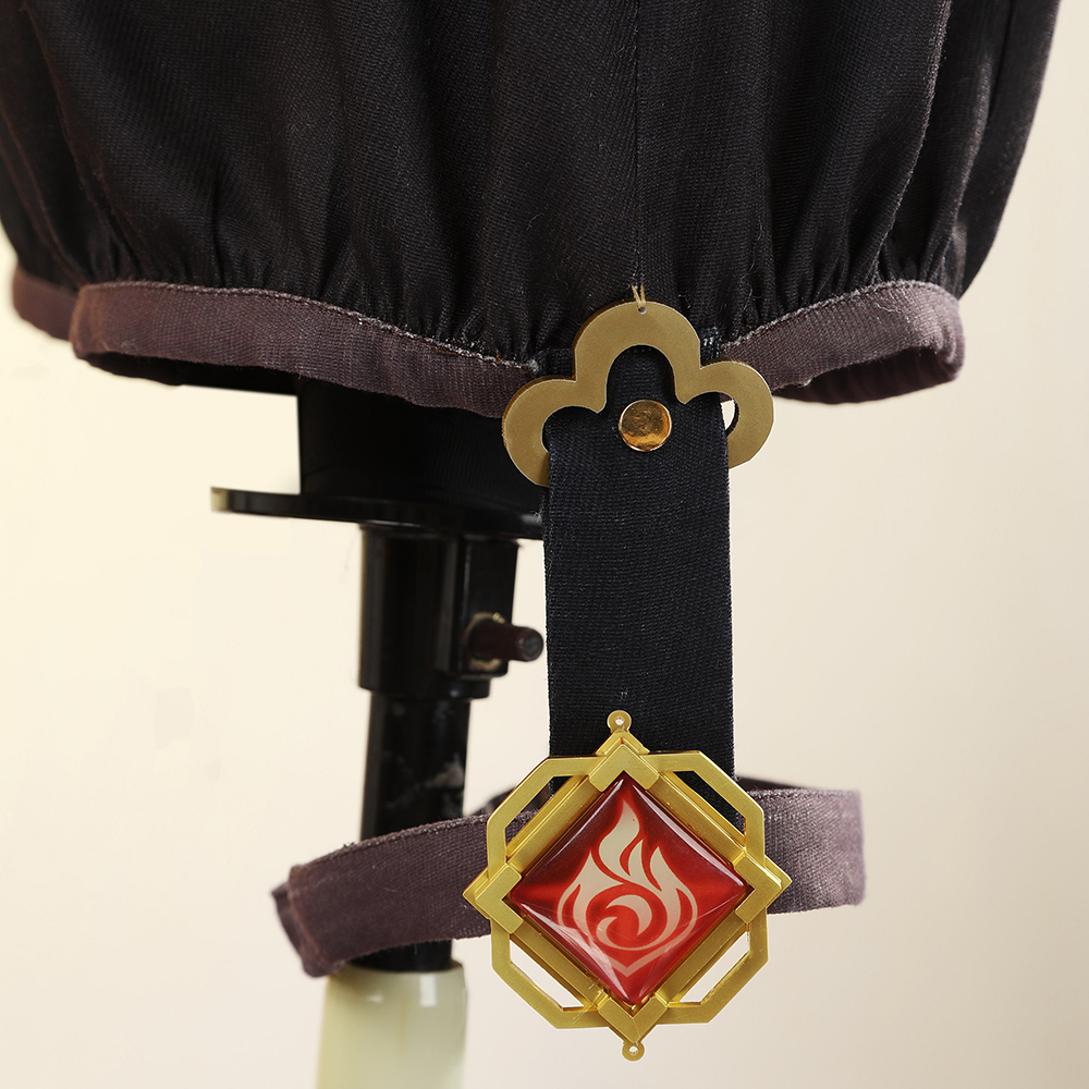 Genshin Impact Xiangling Skin New Year's Cheer Cosplay Costume