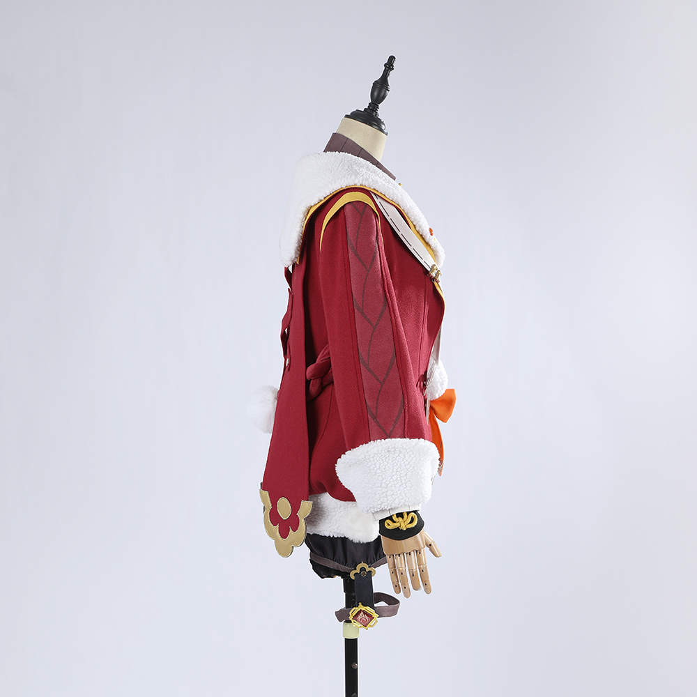 Genshin Impact Xiangling Skin New Year's Cheer Cosplay Costume
