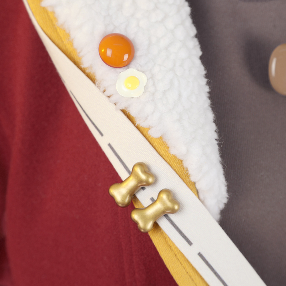 Genshin Impact Xiangling Skin New Year's Cheer Cosplay Costume