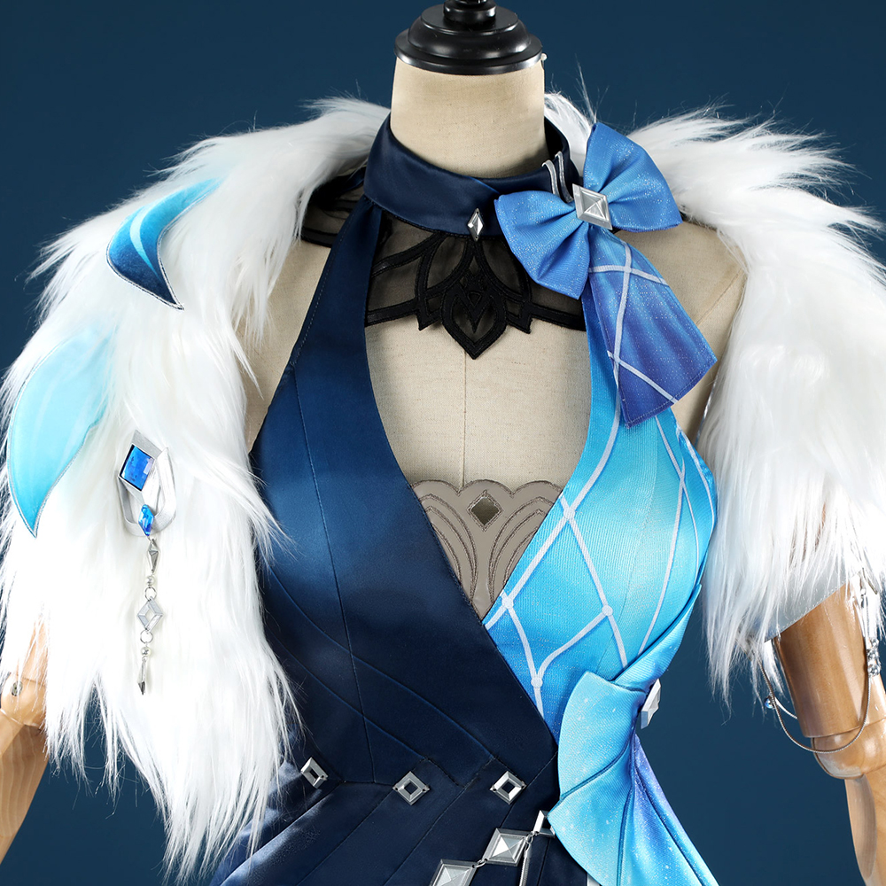 Genshin Impact Yelan Tranquil Banquet Cosplay Costume