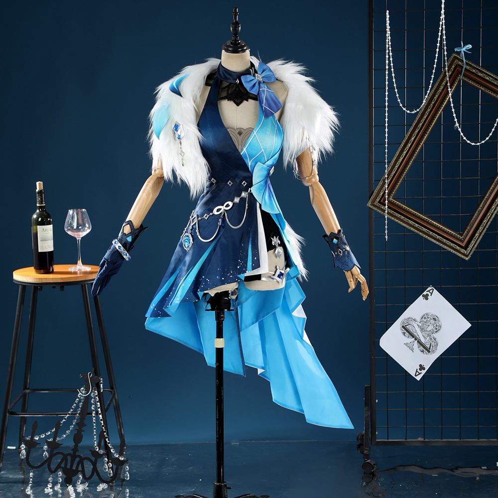 Genshin Impact Yelan Tranquil Banquet Cosplay Costume