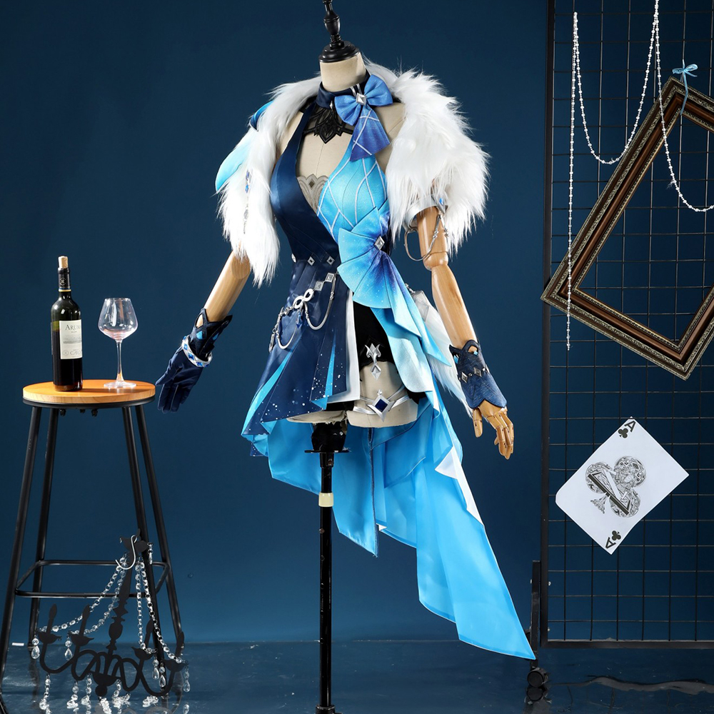 Genshin Impact Yelan Tranquil Banquet Cosplay Costume