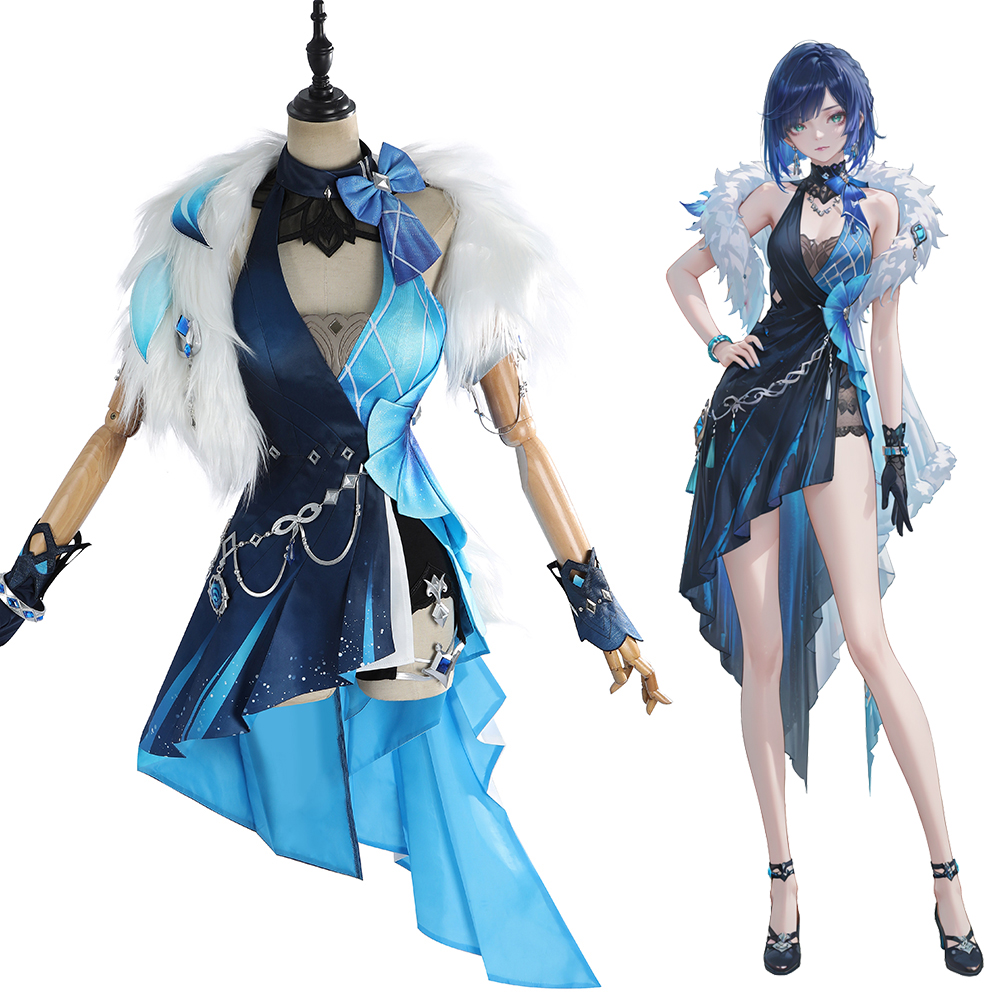 Genshin Impact Yelan Tranquil Banquet Cosplay Costume