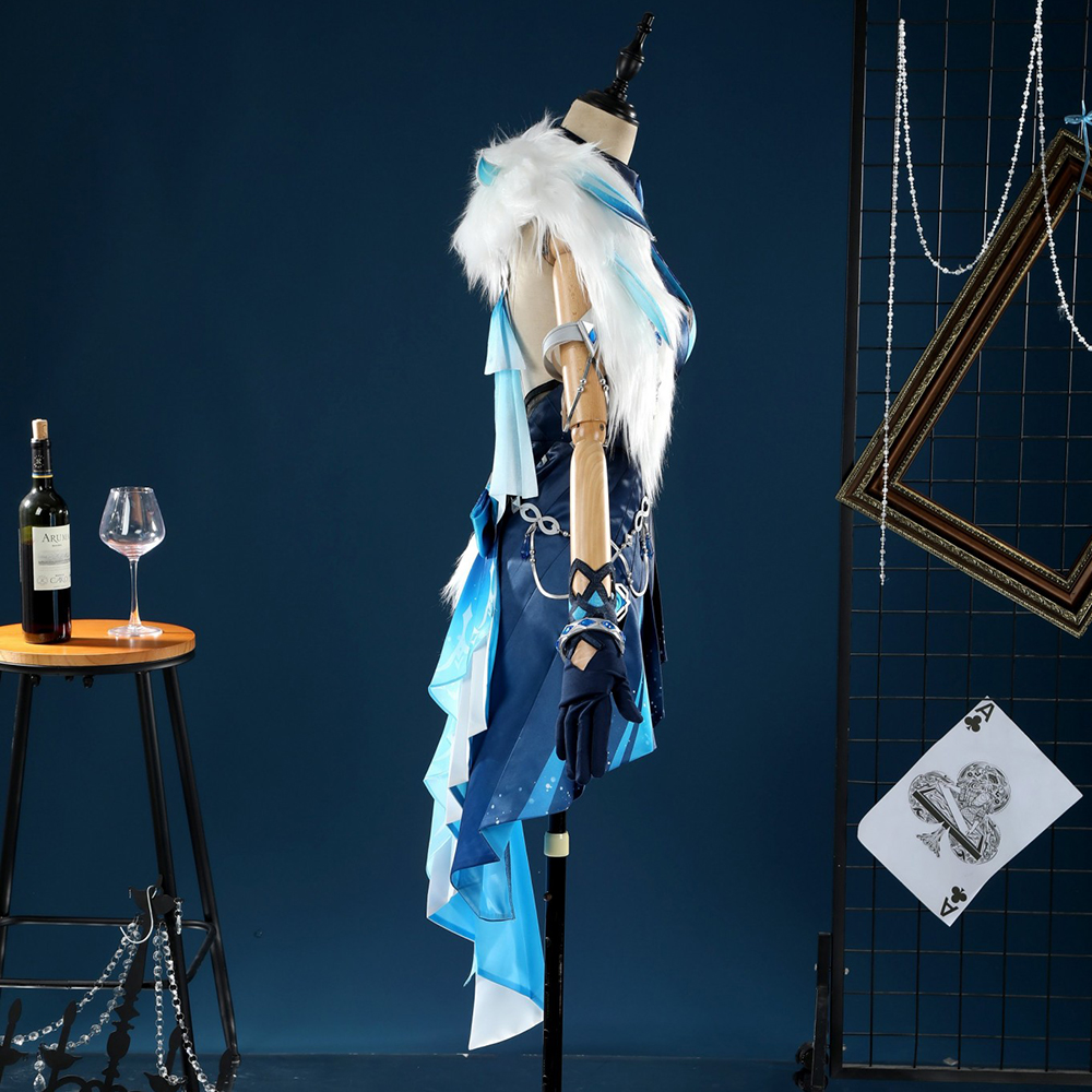 Genshin Impact Yelan Tranquil Banquet Cosplay Costume