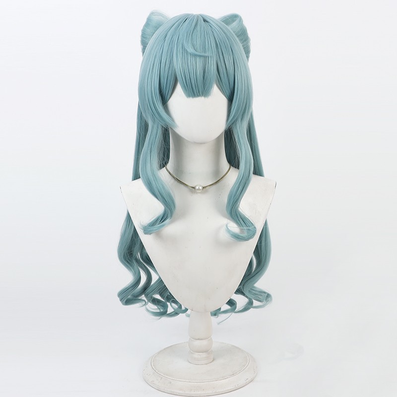 Genshin Impact Yumemizuki Mizuki Blue Cosplay Wig