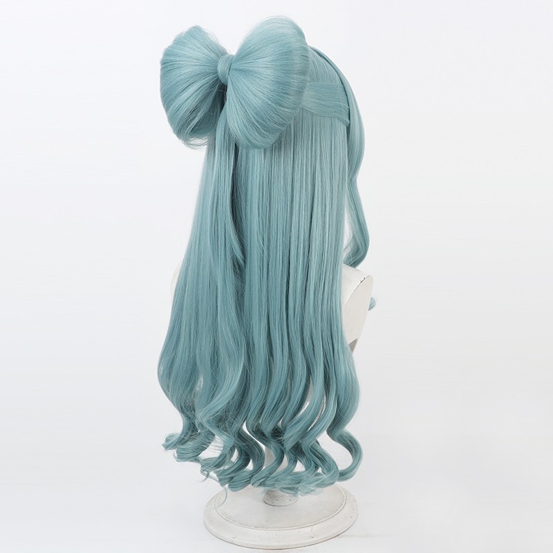 Genshin Impact Yumemizuki Mizuki Blue Cosplay Wig